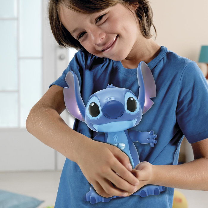 LEXIBOOK Robot Interactif Stitch (Stitchi2) - Compagnon d'apprentissage et de jeu éducatif pour enfants de 5 ans et plus - Licence Disney