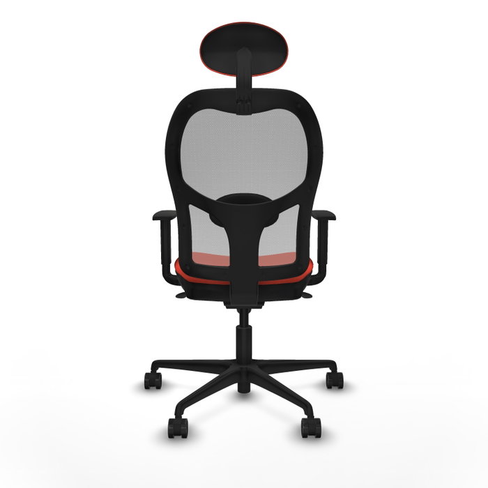 Piqueras y Crespo Chaise de Bureau Jorquera Orange Foncé et Gris Piqueras y Crespo Chaise de Bureau Jorquera Orange Foncé et Gris