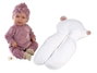 Llorens - Poupée Abril Llorona avec chichonera, corps en tissu 42 cm, émet des sons, langues incluses : espagnol, français, anglais, allemand