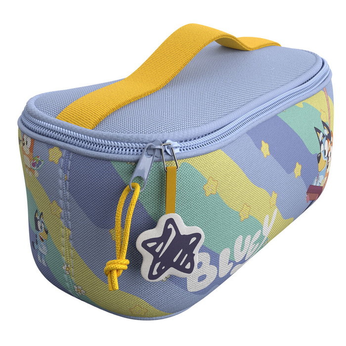 CYP BRANDS Nécessaire Voyage Light Waves Bluey avec motifs, 23x11x11 cm, tissu polyester