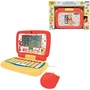 Lexibook Ordinateur portable éducatif Winnie l'ourson parlant bilingue français-anglais - 40 activités pour enfants, méthode syllabique, histoires animées
