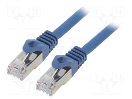GEMBIRD Câble Ethernet Cat 6a S/FTP bleu 0,25 m