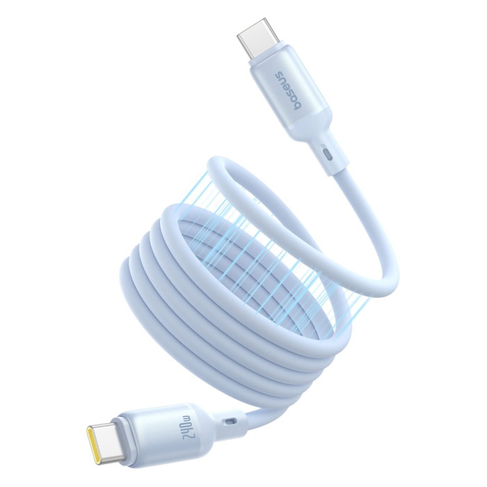 Baseus PicoGo Câble de charge magnétique USB-C 240W 1m, bleu Baseus PicoGo Câble de charge magnétique USB-C 240W 1m, bleu
