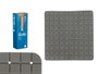 Berilo Tapis de Bain Antidérapant Carreaux Gris 50,3 x 50,3 x 0,7 cm (Set de 6)