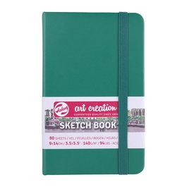 Talens Art Creation Carnet de Croquis Vert Forêt 9 x 14 cm
