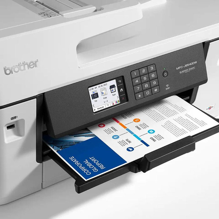 Brother MFCJ6540DW Imprimante Multifonction Jet d'Encre Couleur A3 Fax WiFi