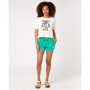 T-shirt à manches courtes femme Rip Curl Stay Wild Blanc
