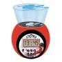 Lexibook Réveil Projecteur Miraculous Ladybug pour Enfant avec Écran LCD, Projection 3 Couleurs au Plafond, Veilleuse et Alarme Snooze