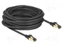DELOCK Cordon de raccordement Ethernet Cat 7 S/FTP 10m Noir