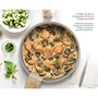 Arthur Martin Batterie de cuisine AM9192, 5 pièces aluminium avec revêtement céramique, tous feux dont induction, couleur taupe, poêles et casseroles