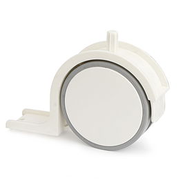 Q&Q Roue Nido Toscana Blanc Épaisseur 30mm Sans Frein pour Embutir