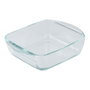 San Ignacio Plat carré en verre borosilicate pour four micro-ondes lave-vaisselle 1 L 19,7 x 16,8 x 5,6 cm