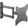 Stell SHO 4540 Support TV mobile extensible et réglable pour écran 23" à 42" - VESA 75x75 à 200x200, inclinaison et rotation, charge 20 kg, noir