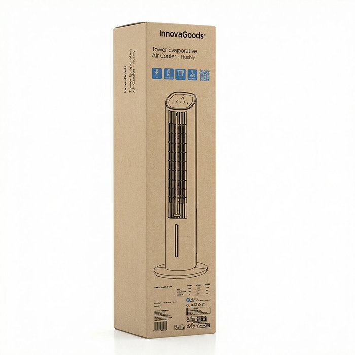 Climatiseur Évaporatif Portable Tour Multifonction avec Télécommande Hushly InnovaGoods