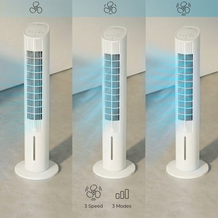 Climatiseur Évaporatif Portable Tour Multifonction avec Télécommande Hushly InnovaGoods