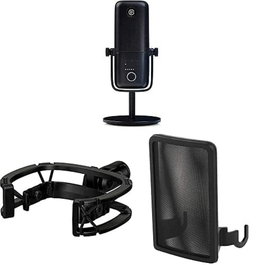 Elgato Microphone Wave:3 USB avec écran capacitif LCD, filtre anti-pop et logiciel Wave Link - Noir (Réf. 10MAB9901)