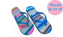 Poessa - Chanclas, Sandales PVC Unisex Enfant Taille 36-37-38, Modèles Assortis
