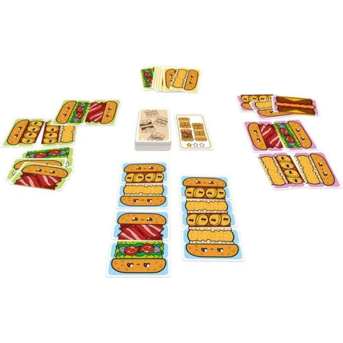 Asmodee - Burger ASAP - Jeu de société de rapidité et d'observation pour enfants et adultes, à partir de 7 ans