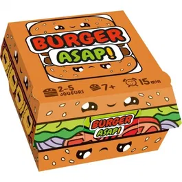 Asmodee - Burger ASAP - Jeu de société de rapidité et d'observation pour enfants et adultes, à partir de 7 ans