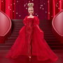 Barbie - Muñeca Signature 80 Aniversario JBJ17 Mattel - Poupée Collector avec Robe de Soirée, Chaussures Rubis et Bijoux