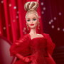 Barbie - Muñeca Signature 80 Aniversario JBJ17 Mattel - Poupée Collector avec Robe de Soirée, Chaussures Rubis et Bijoux