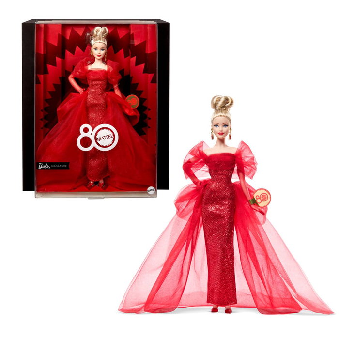 Mattel Barbie Signature 80th Anniversary Blonde Mattel Barbie Signature 80th Anniversary Blonde
