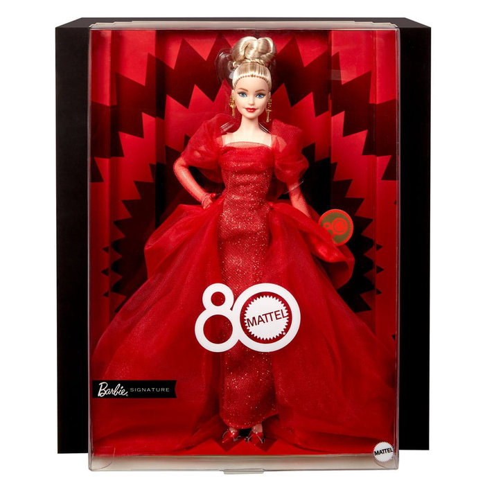 Mattel Barbie Signature 80th Anniversary Blonde Mattel Barbie Signature 80th Anniversary Blonde