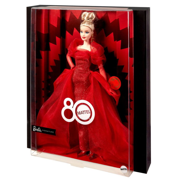 Mattel Barbie Signature 80th Anniversary Blonde Mattel Barbie Signature 80th Anniversary Blonde