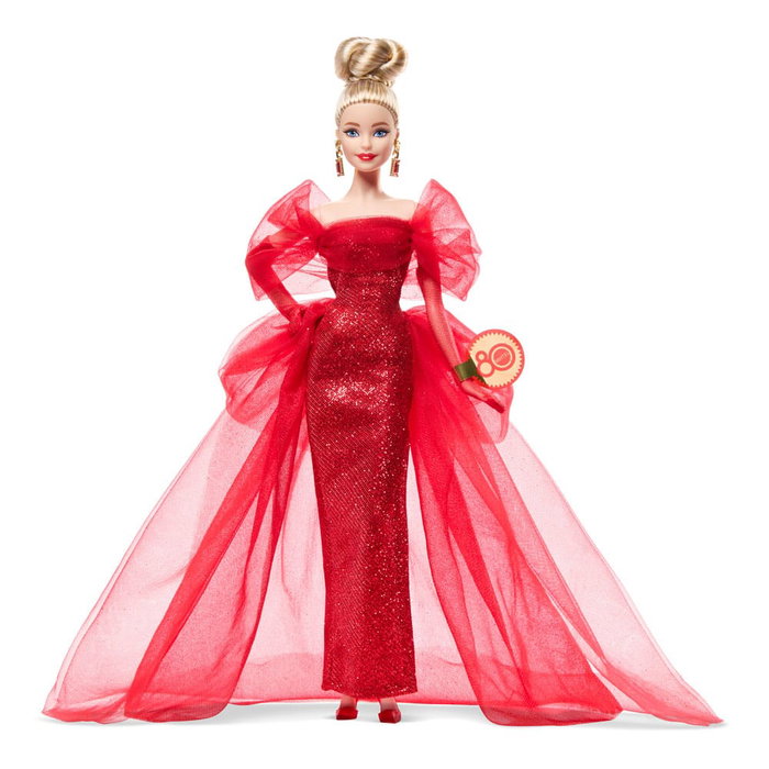 Mattel Barbie Signature 80th Anniversary Blonde Mattel Barbie Signature 80th Anniversary Blonde