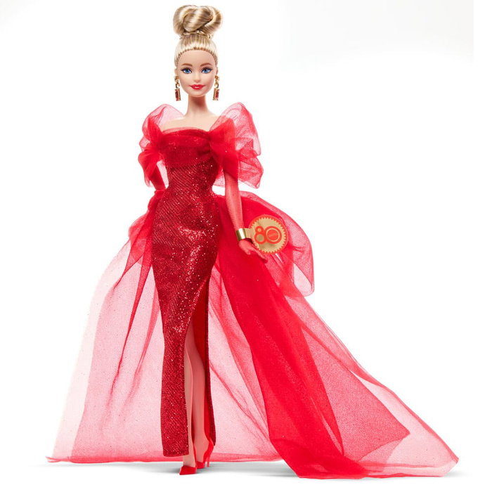 Mattel Barbie Signature 80th Anniversary Blonde Mattel Barbie Signature 80th Anniversary Blonde