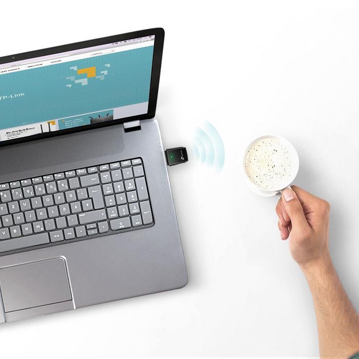 TP-Link Archer T2U Adaptateur Wi-Fi USB AC600 Double Bande 2.4/5 GHz 802.11ac avec fonction Point d'Accès (Soft AP)