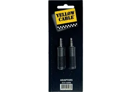 YELLOWCAB Adaptateur de jack mâle 3,5 mm vers jack femelle mono 6,35 mm