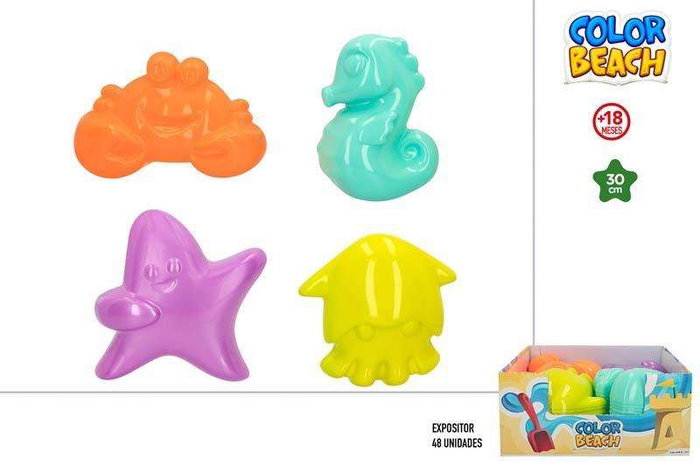 Color Baby - Moule pour sable de plage 30 cm - Modèles assortis aléatoires
