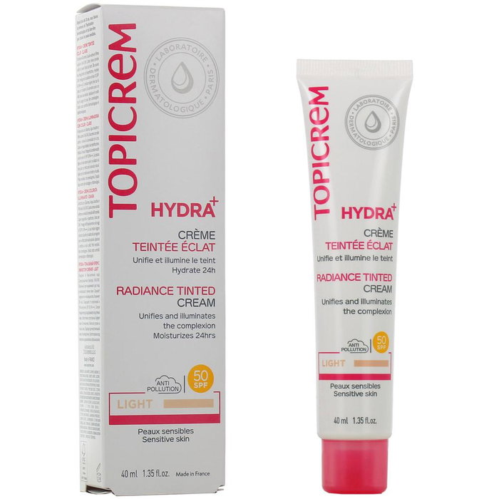 Topicrem HYDRA+ Crème Teintée SPF50 Clair 40 ml