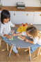 Goula Hidden Chicks - Jeu éducatif pour enfants à partir de 3 ans avec 2 modes de jeu, 4 planches, 21 poussins et 1 renard - Multilingue (FR, EN, ES, DE, IT, PT)