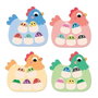 Goula Hidden Chicks - Jeu éducatif pour enfants à partir de 3 ans avec 2 modes de jeu, 4 planches, 21 poussins et 1 renard - Multilingue (FR, EN, ES, DE, IT, PT)