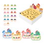 Goula Hidden Chicks - Jeu éducatif pour enfants à partir de 3 ans avec 2 modes de jeu, 4 planches, 21 poussins et 1 renard - Multilingue (FR, EN, ES, DE, IT, PT)