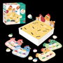 Goula Hidden Chicks - Jeu éducatif pour enfants à partir de 3 ans avec 2 modes de jeu, 4 planches, 21 poussins et 1 renard - Multilingue (FR, EN, ES, DE, IT, PT)