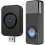 Rev Orchestra Sonnette sans fil pour prise USB, Noir / Argent