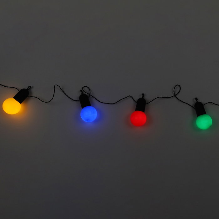 Home Deco Factory Guirlande Extérieure 20 LED Multicolore