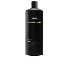 Sebastian Professionals Shampoing DARK OIL 1000 ml - Revitalisant Professionnel pour Cheveux Soyeux et Brillants - Volume Léger - Tous Types de Cheveux