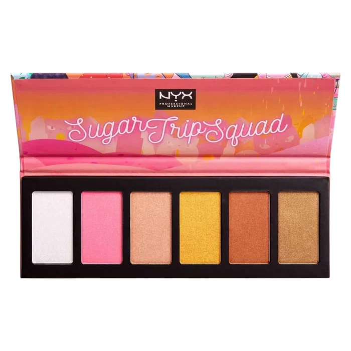 Nyx Sugar Trip Squad Palette de surligneurs 01, SQUADHP, 30 g Nyx Sugar Trip Squad Palette de surligneurs 01, SQUADHP, 30 g