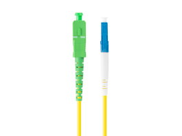 Lanberg FO-LUSA-SS11-0020-YE Câble fibre optique LC/UPC 2 m SC/UPC G.657.A1 Jaune