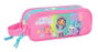 Safta Trousse Double Gabby's Dollhouse Confetti Rose et Turquoise (21x8x6 cm)