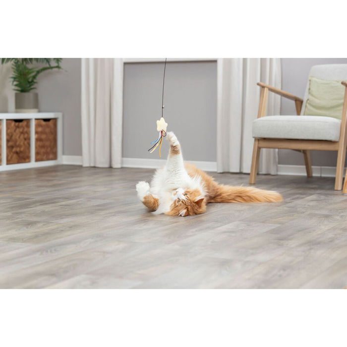 Jouet pour chats Trixie Polyester Tissu Peluche Plastique