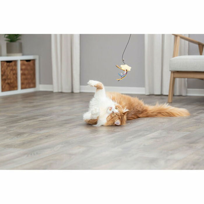 Jouet pour chats Trixie Polyester Tissu Peluche Plastique
