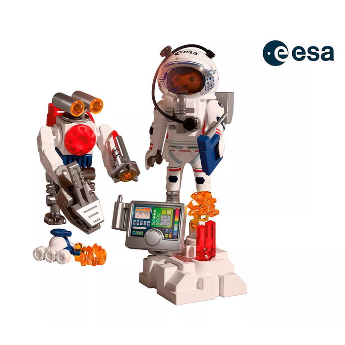 Playmobil Astronaute de l'ESA avec robot, 42 pièces Playmobil Astronaute de l'ESA avec robot, 42 pièces