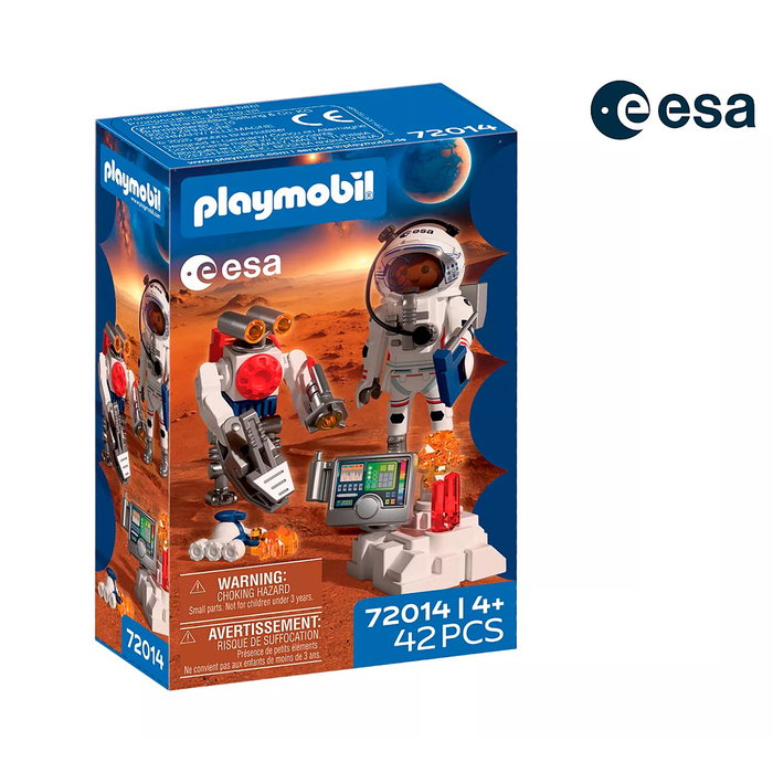 Playmobil Astronaute de l'ESA avec robot, 42 pièces Playmobil Astronaute de l'ESA avec robot, 42 pièces