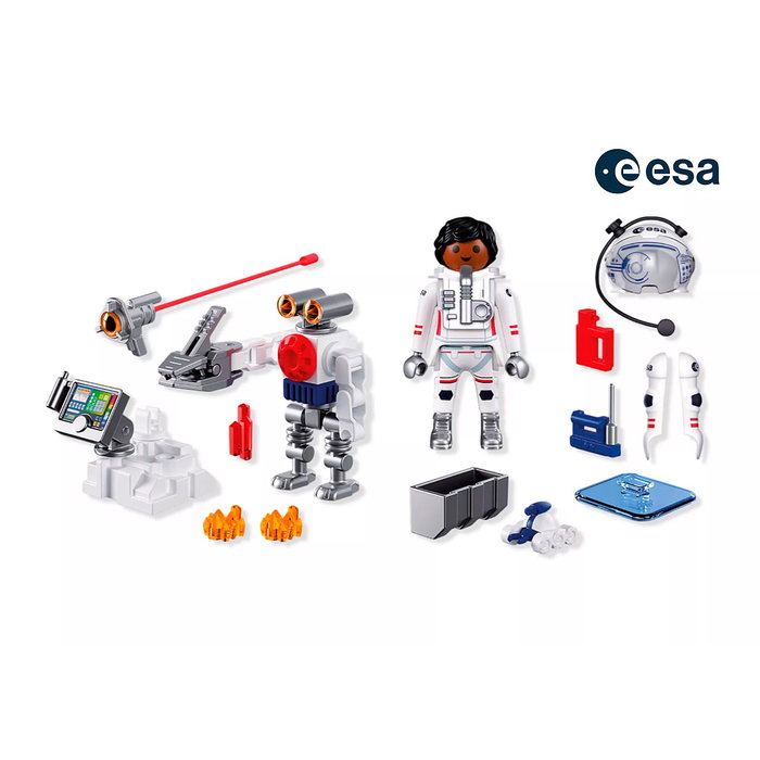 Playmobil Astronaute de l'ESA avec robot, 42 pièces Playmobil Astronaute de l'ESA avec robot, 42 pièces