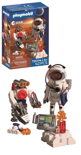 Playmobil Astronaute de l'ESA avec robot, 42 pièces Playmobil Astronaute de l'ESA avec robot, 42 pièces